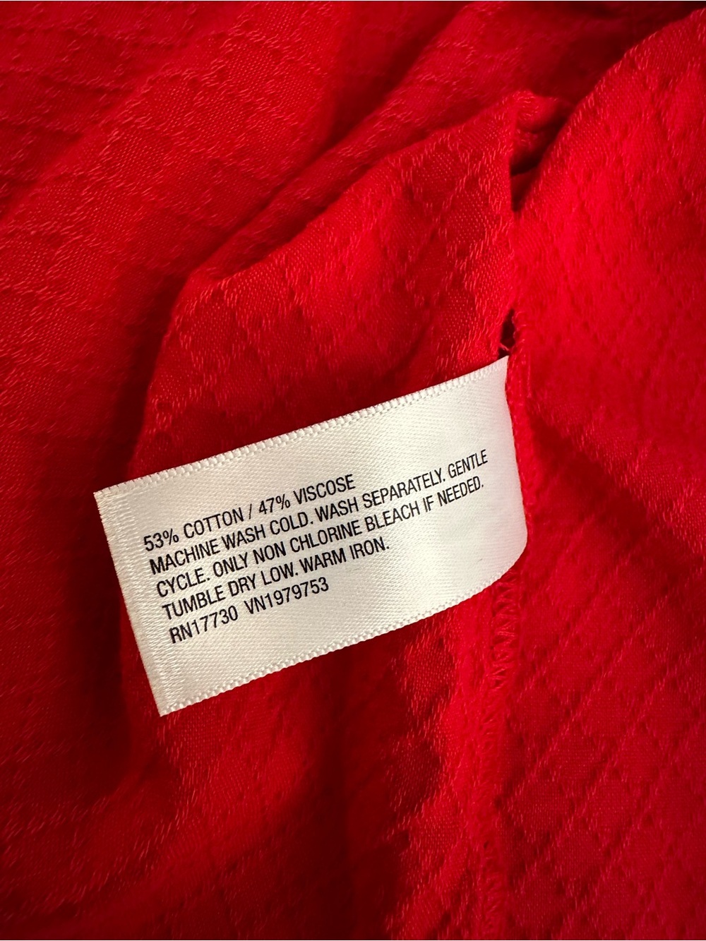 Knox Rose Red V‑Neck Short Flutter Sleeve Tiered Dress - Picture 7 of 7